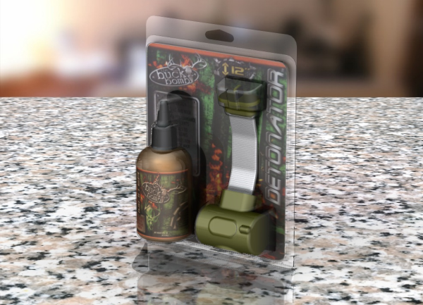 Photo realistic clamshell package rendering