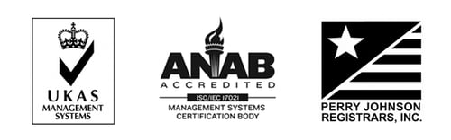 ISO 9001:2015 certification logos