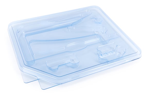 Thermoform medical packaging tray