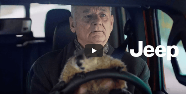 Bill Murray's Super Bowl Jeep commercial