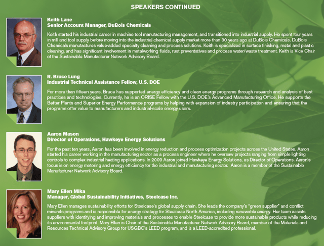 Sustainable Manufacturer Conference