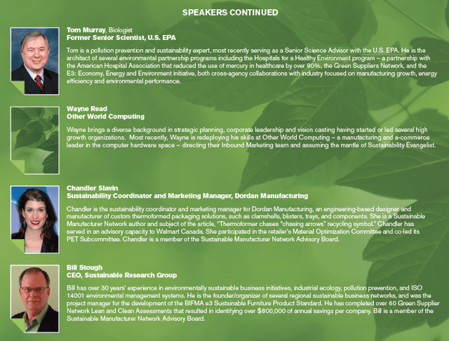 Sustainable Manufacturer Conference