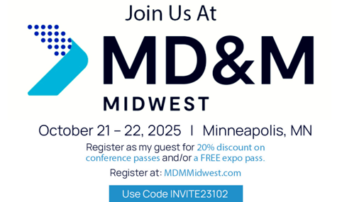 Join us at MD&M Midwest