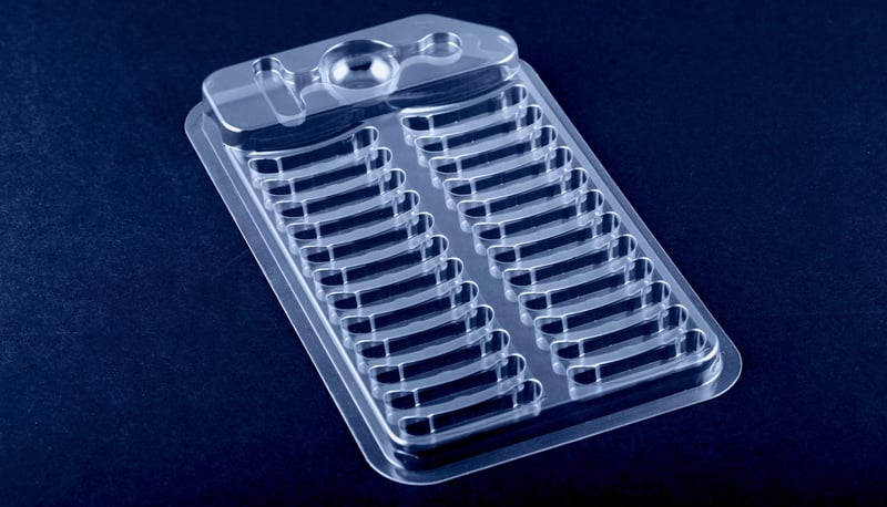 Plastic insert tray