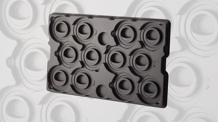 thermoformed assembly tray