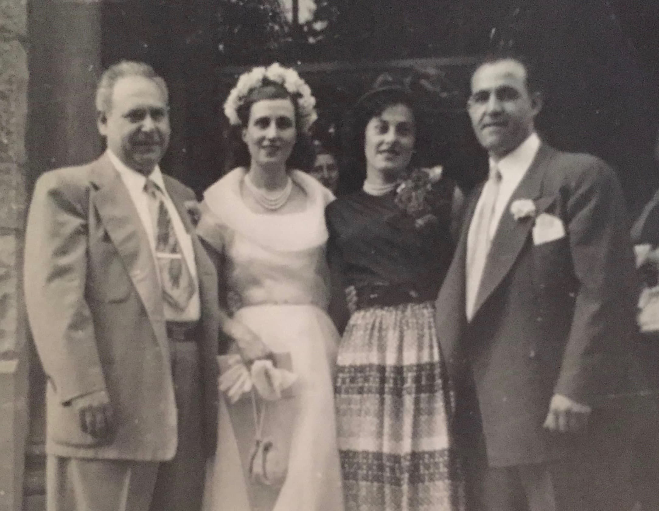 Dordan founders on their wedding day