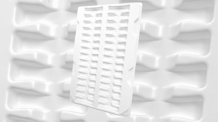 medical component handling tray