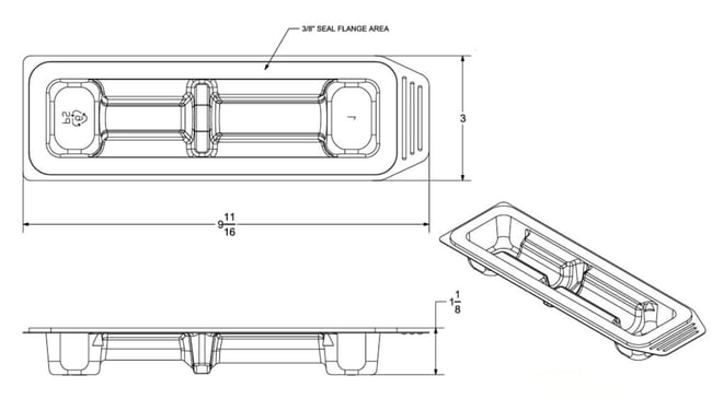 medical device tray design