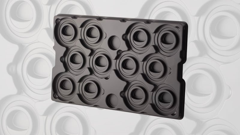 thermoformed automotive dunnage tray