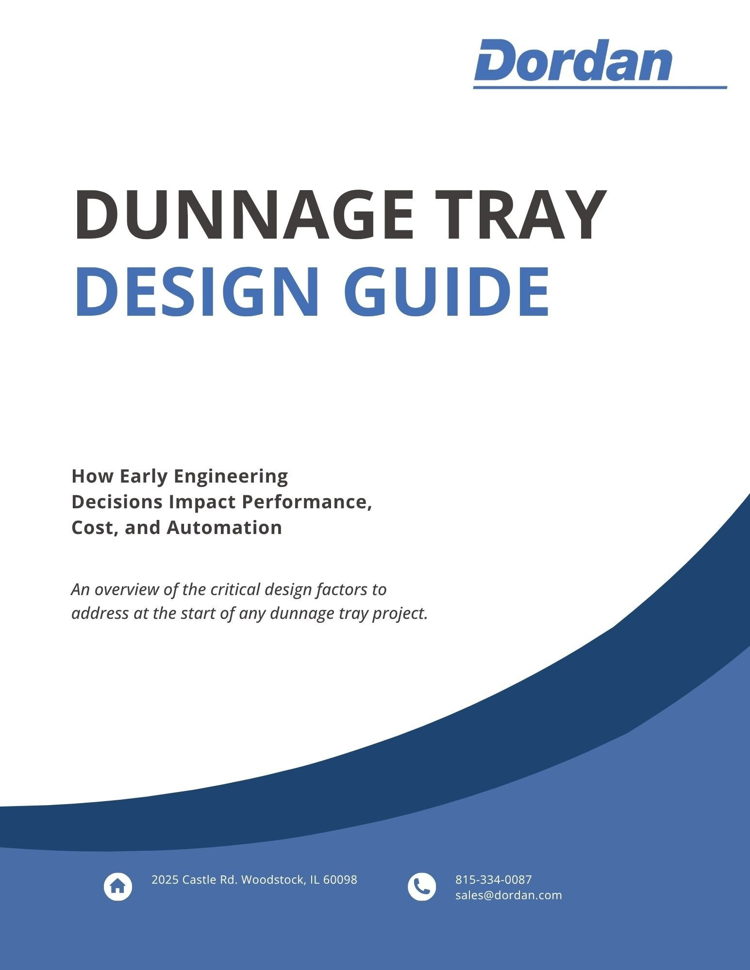 Dunnage tray design guide