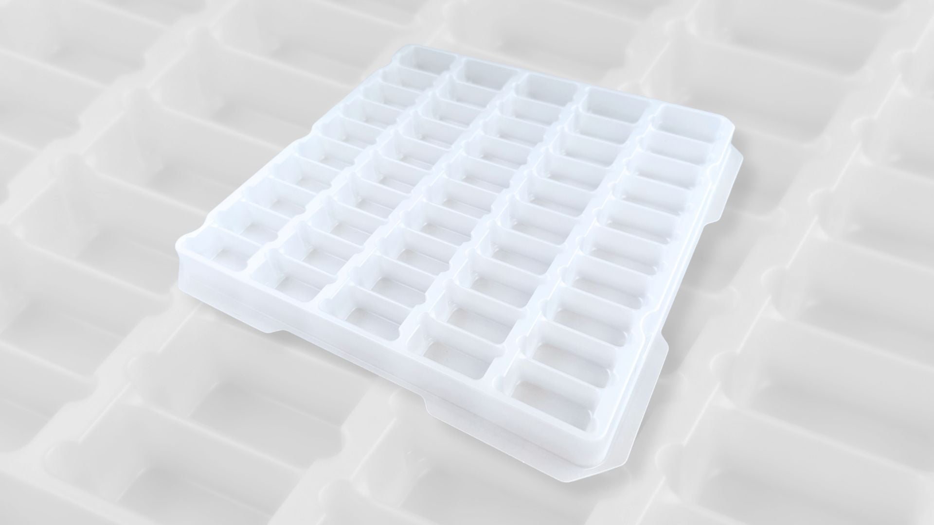 Automotive component thermoformed tray