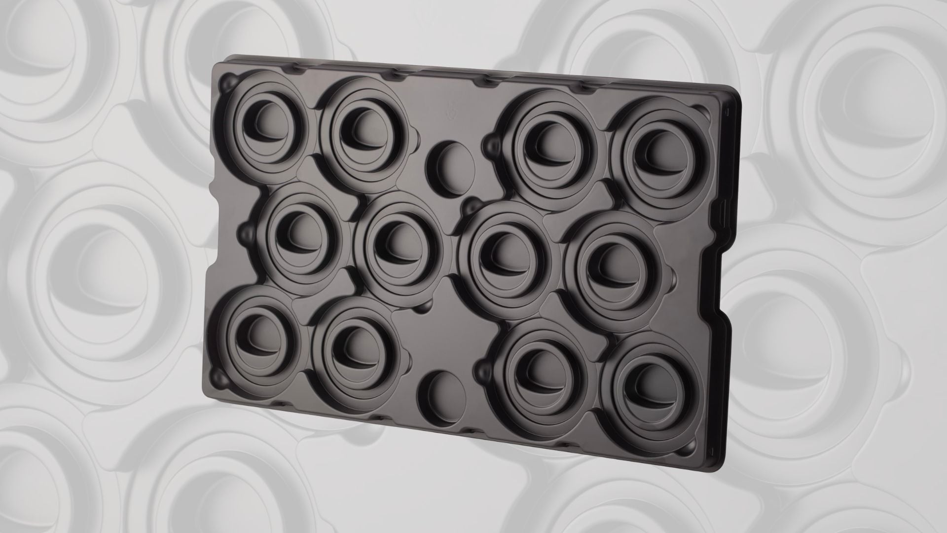 Thermoformed dunnage tray