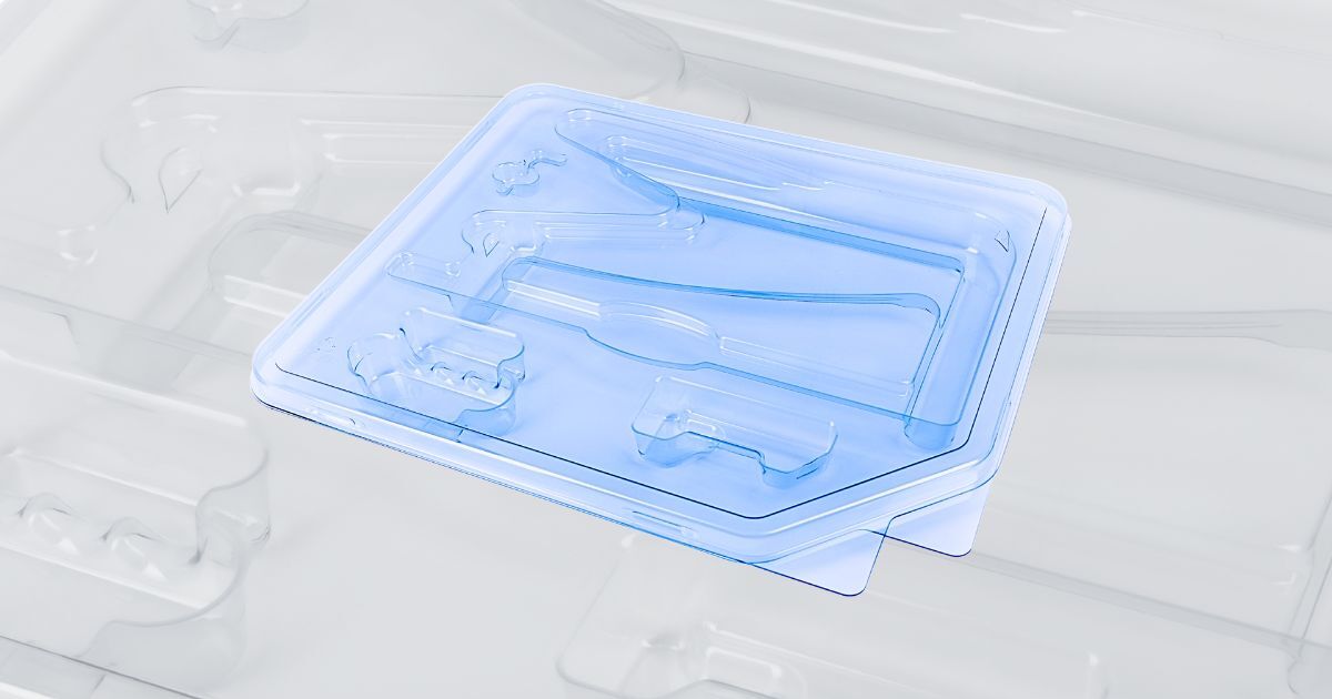 Thermoformed medical tray packaging