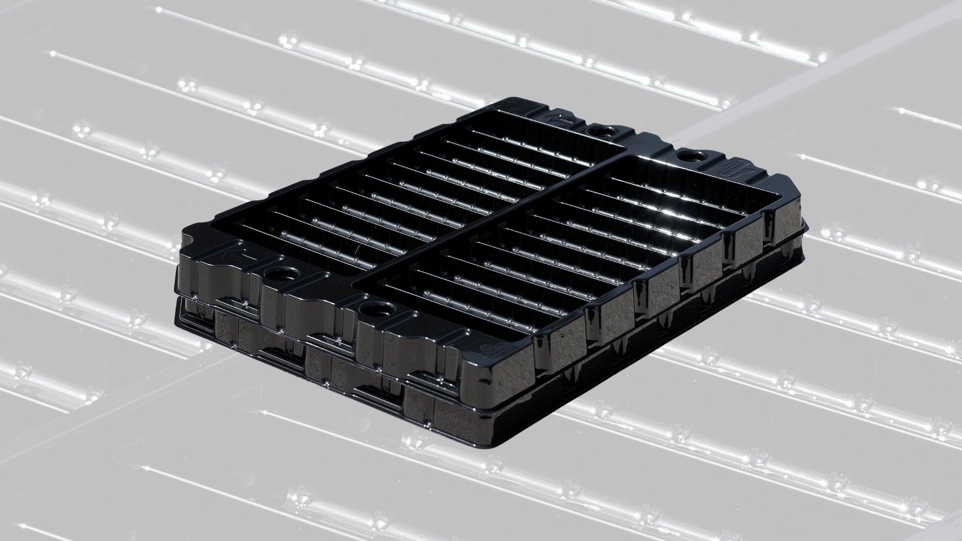Thermoformed shipping tray