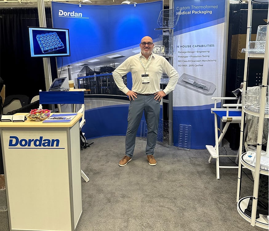 Dordan's booth at MD&M Minneapolis