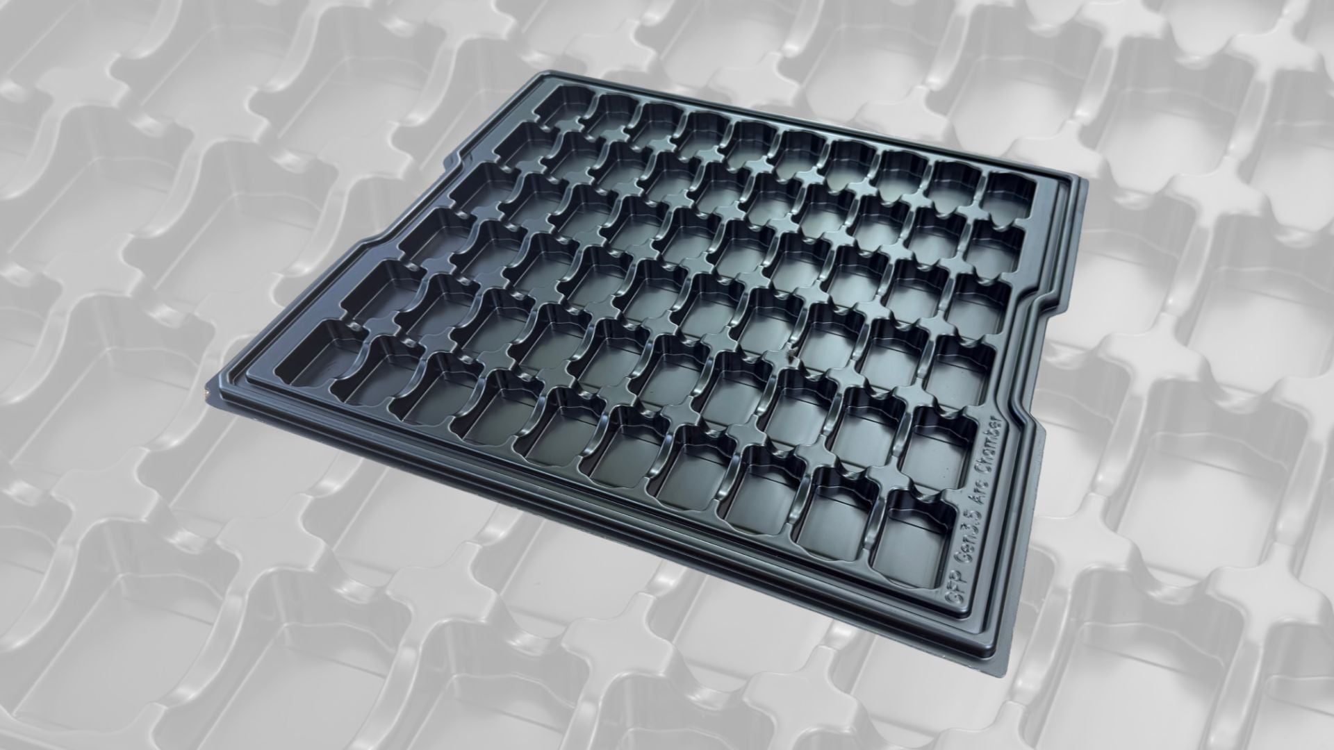 Thermoformed industrial trays